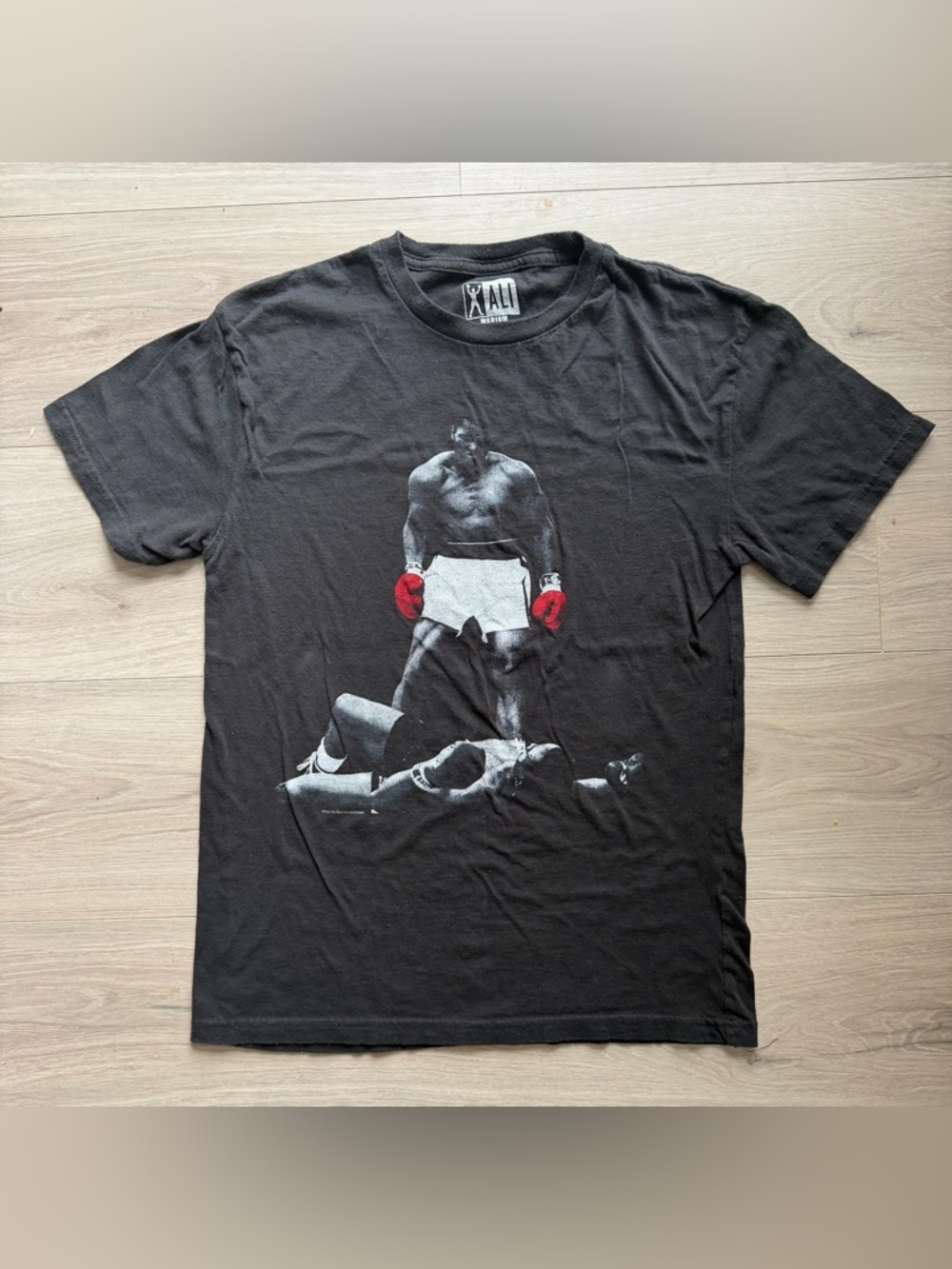 Muhammad Ali Sonny Liston Knockout Graphic T Shirt